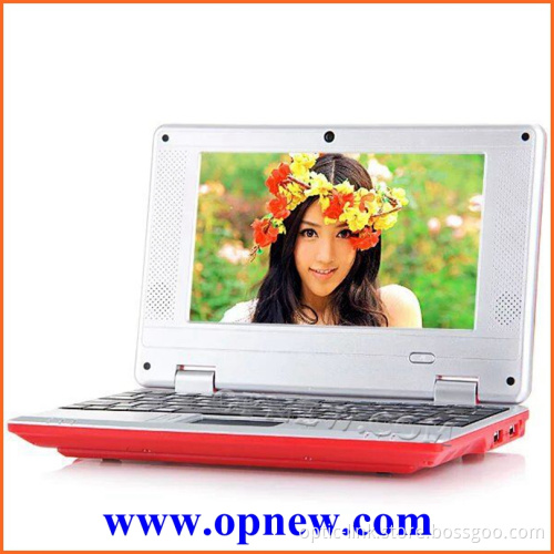 7 inch students laptop mini netbook Android 4.4 Dual Core Laptop VIA 8880 cpu WIFI USB RJ45 port HDM External 3G